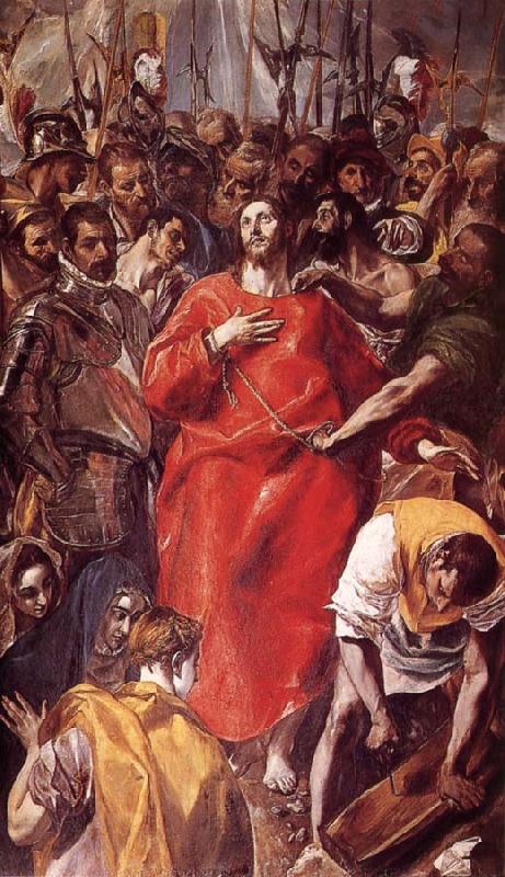 El Greco The Disrobing of Christ Sweden oil painting art
